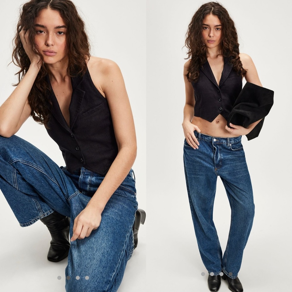 Free People Desk to Dinner Vest